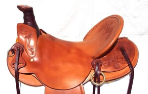 3B Visalia-style old-timer saddle